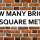 How to calculate number of Bricks per Square meter (m2)